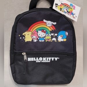 NEW With Tags Hello Kitty Black Mini Backpack Sanrio Chococat